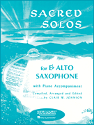 SACRED SOLOS FOR ALTO SAXOPHONE cover